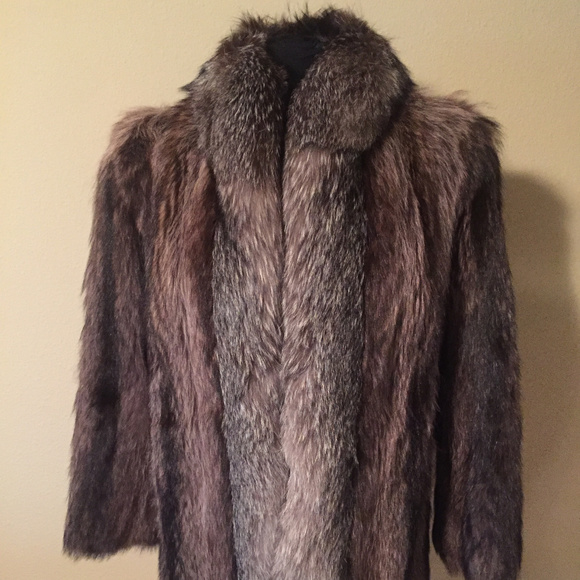 Raccoon Fur Jacket - Picture 1 of 5